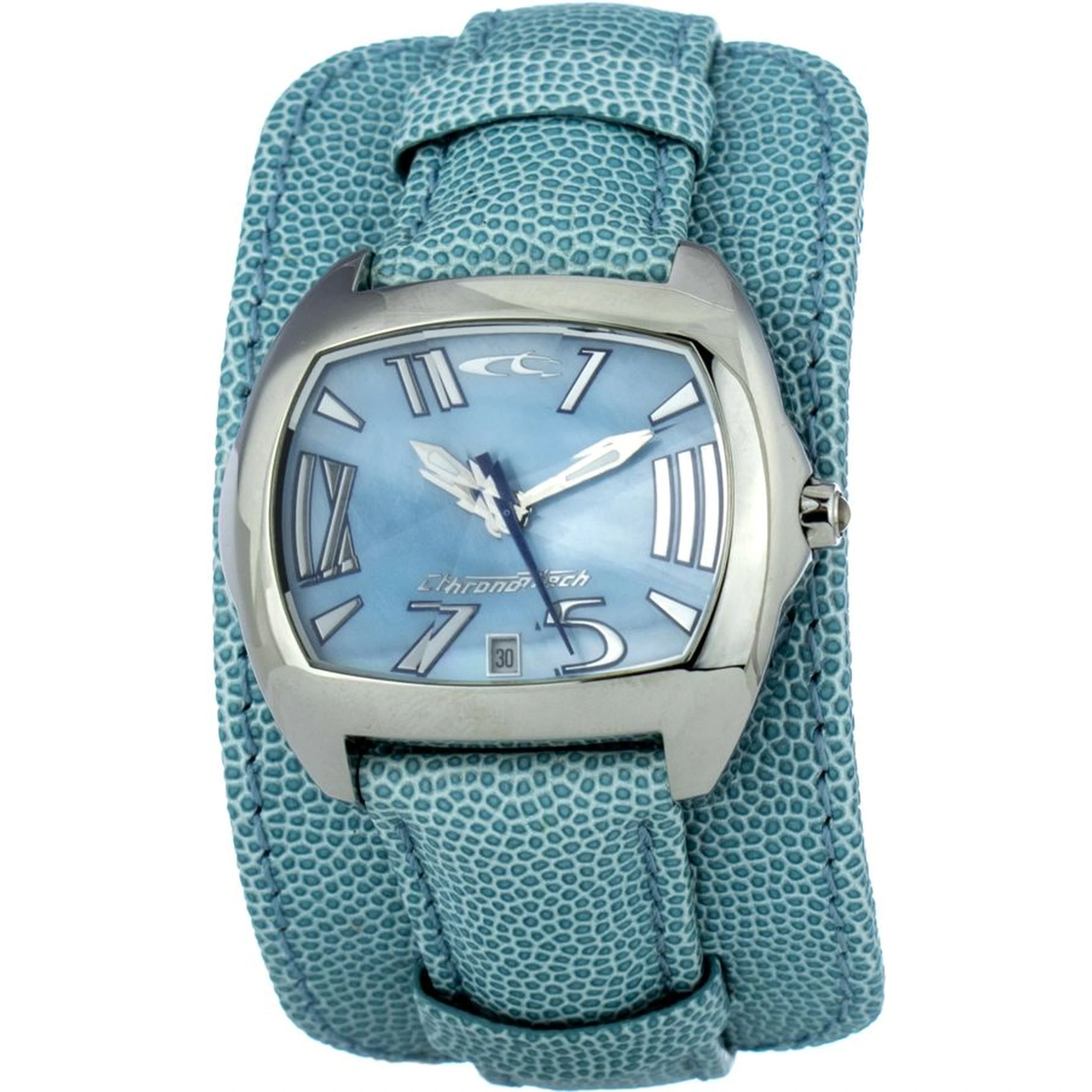 Green Leather Dress Watch