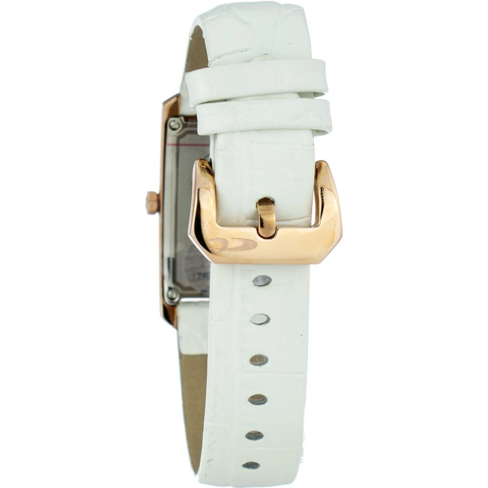 White Leather Dress Watch