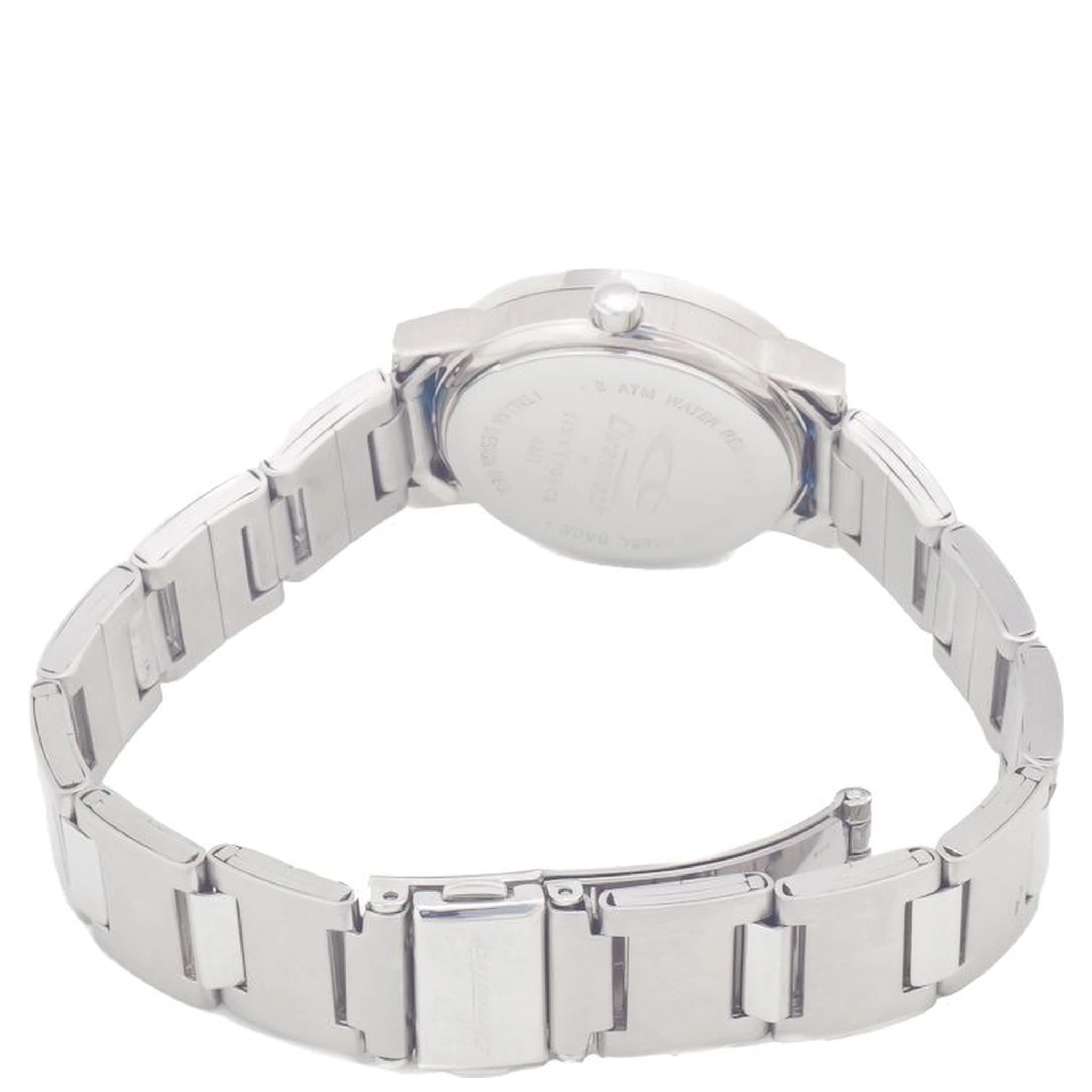 Gray Stainless Steel Dress Watch