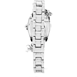 ساعة يد رسمية من الفولاذ المقاوم للصدأ الفضي