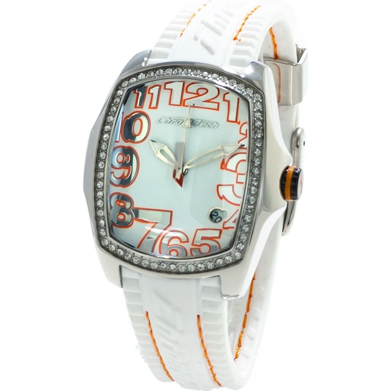 White Rubber Dress Watch