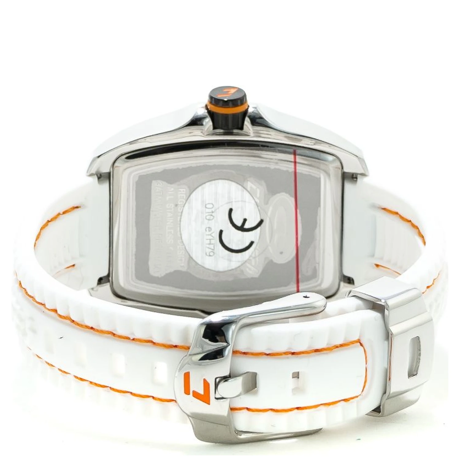 White Rubber Dress Watch