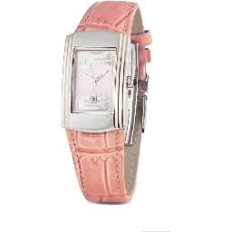 Multicolor Leather Dress Watch