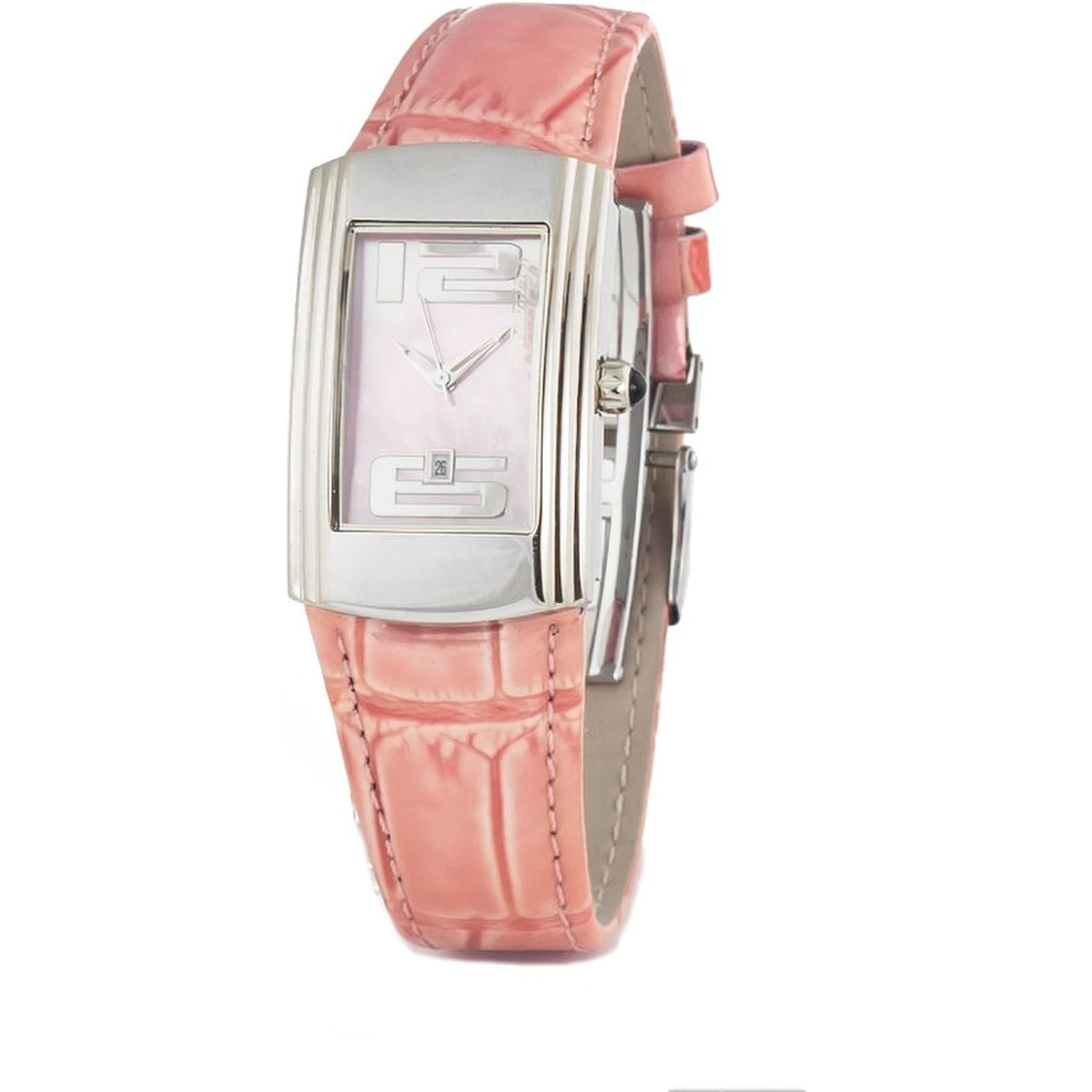 Multicolor Leather Dress Watch