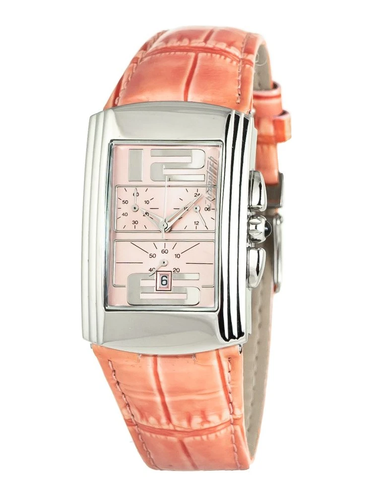 Multicolor Leather Dress Watch