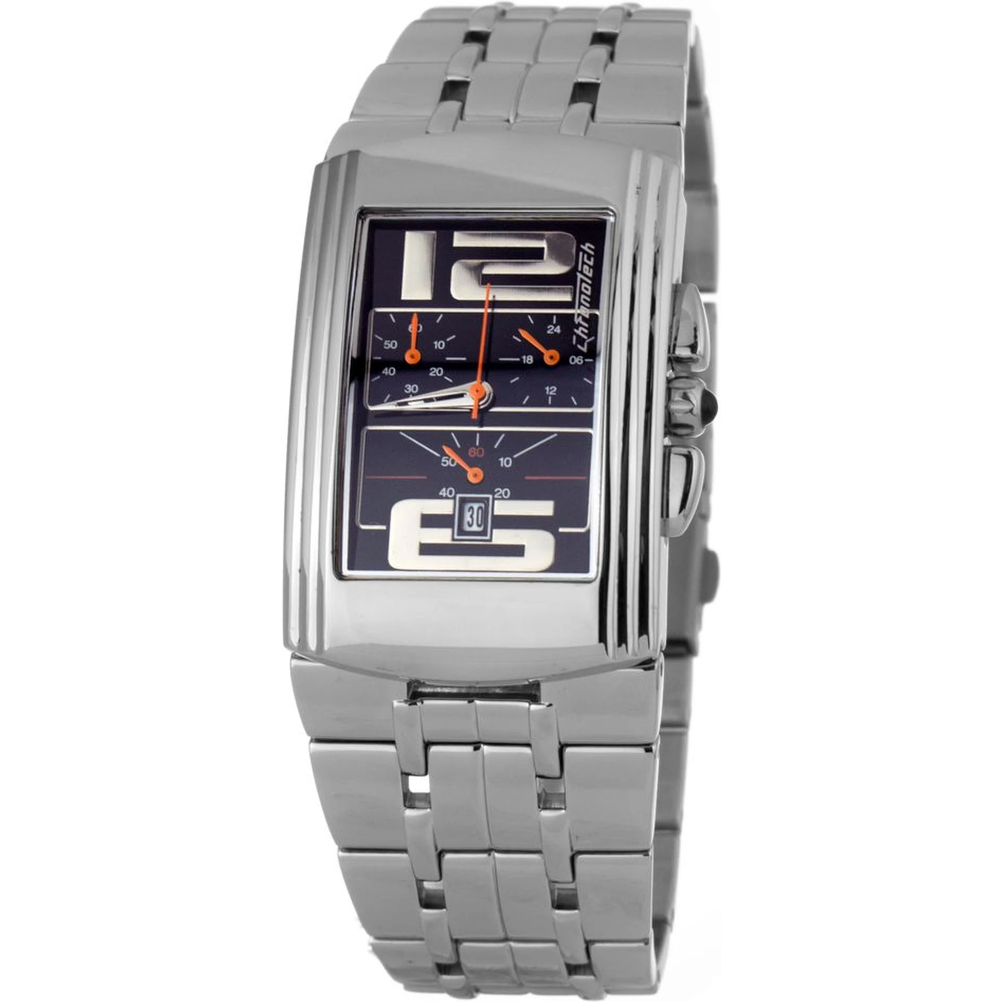 Silver Stainless Steel Dress Watch