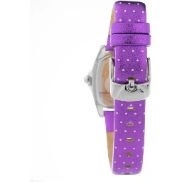 Purple Leather Dress Watch