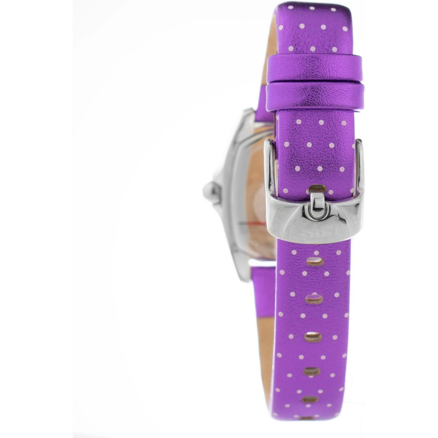 Purple Leather Dress Watch