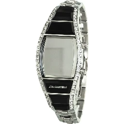 Silver Stainless Steel Digital Watch