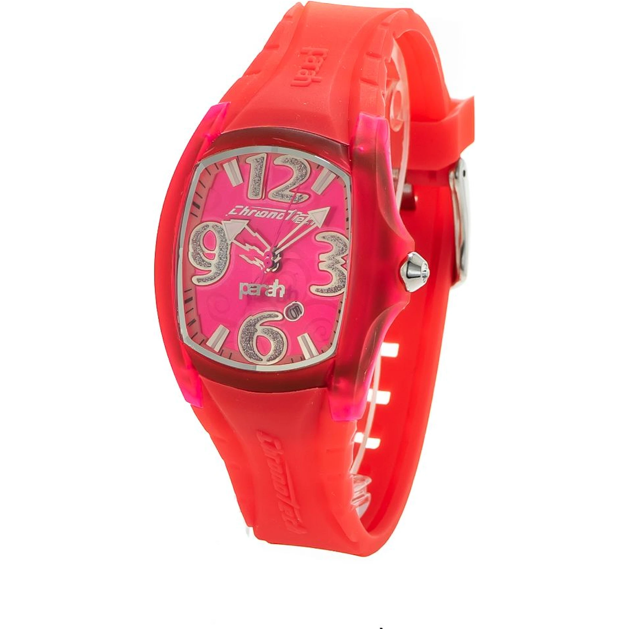 Red Rubber Dress Watch