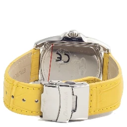Yellow Leather Dress Watch
