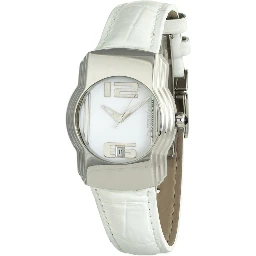 White Leather Bracelet Watch