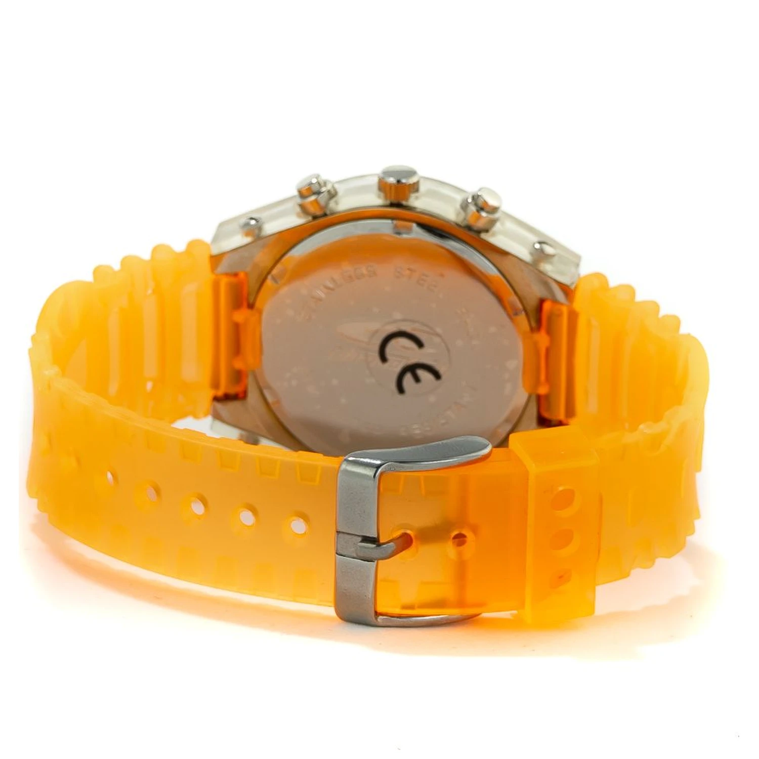 Orange Rubber Sport Watch