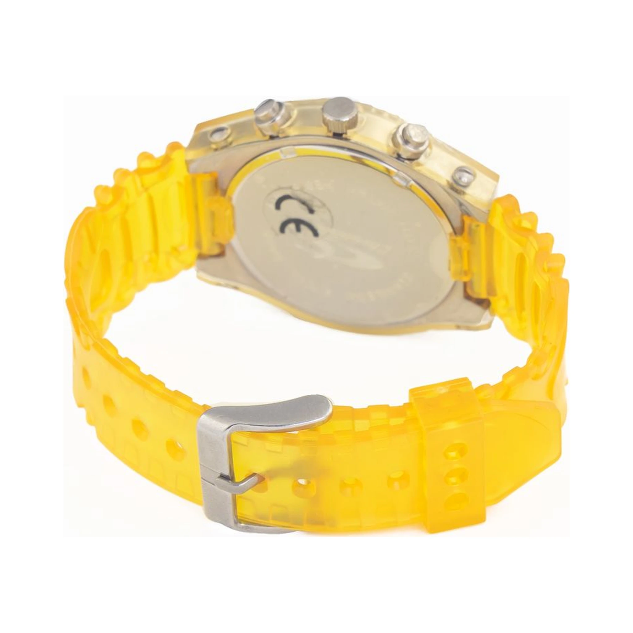 Yellow Rubber Sport Watch