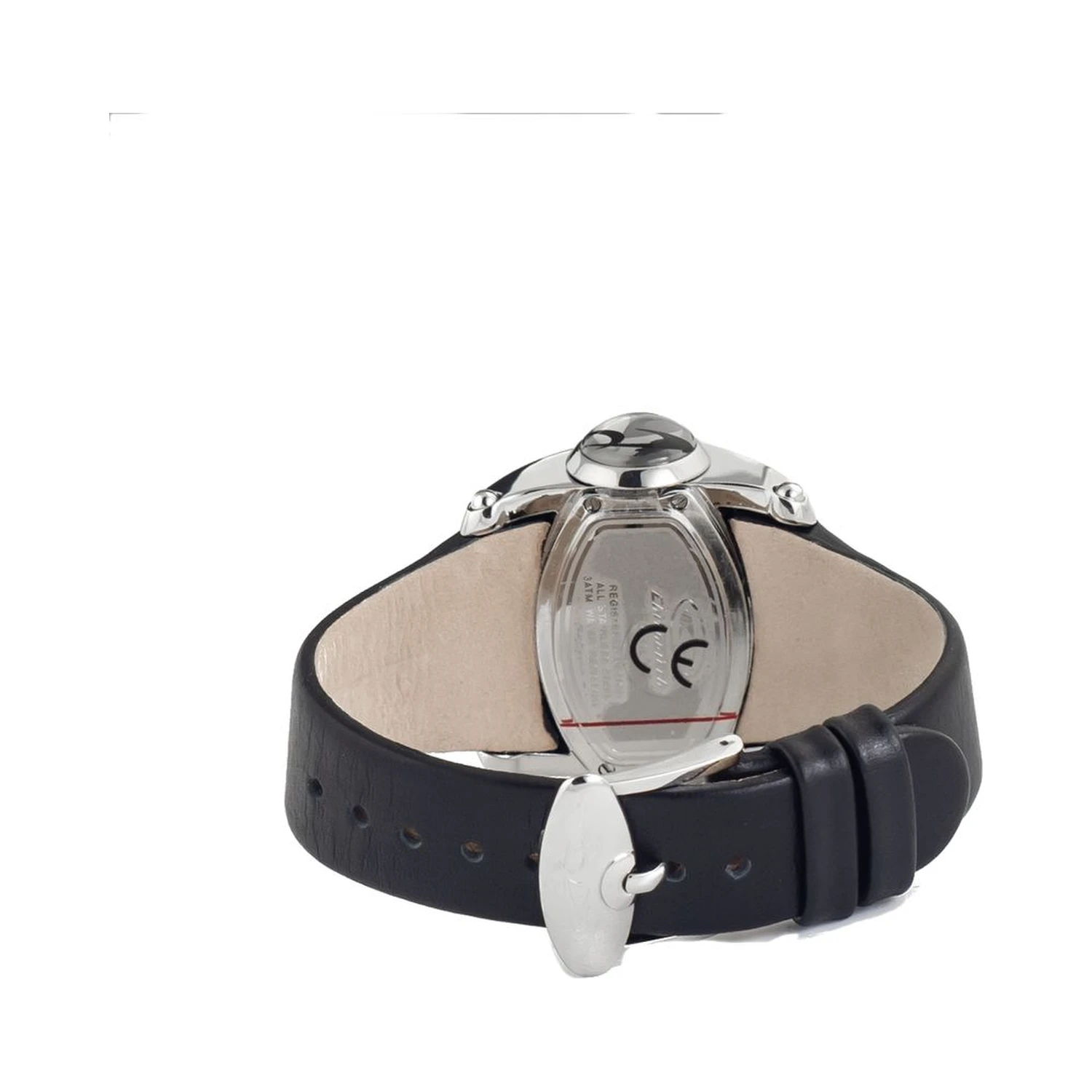 Black Leather Dress Watch