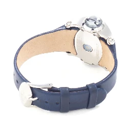 Blue Leather Dress Watch