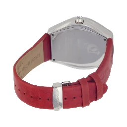 Red Leather Dress Watch