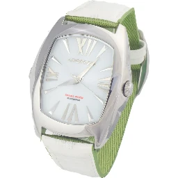 Green Leather Dress Watch