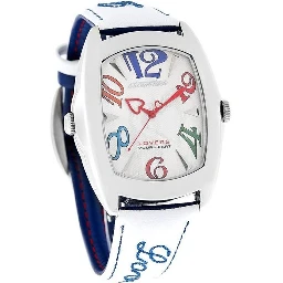 Blue Leather Dress Watch