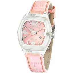 Multicolor Leather Dress Watch