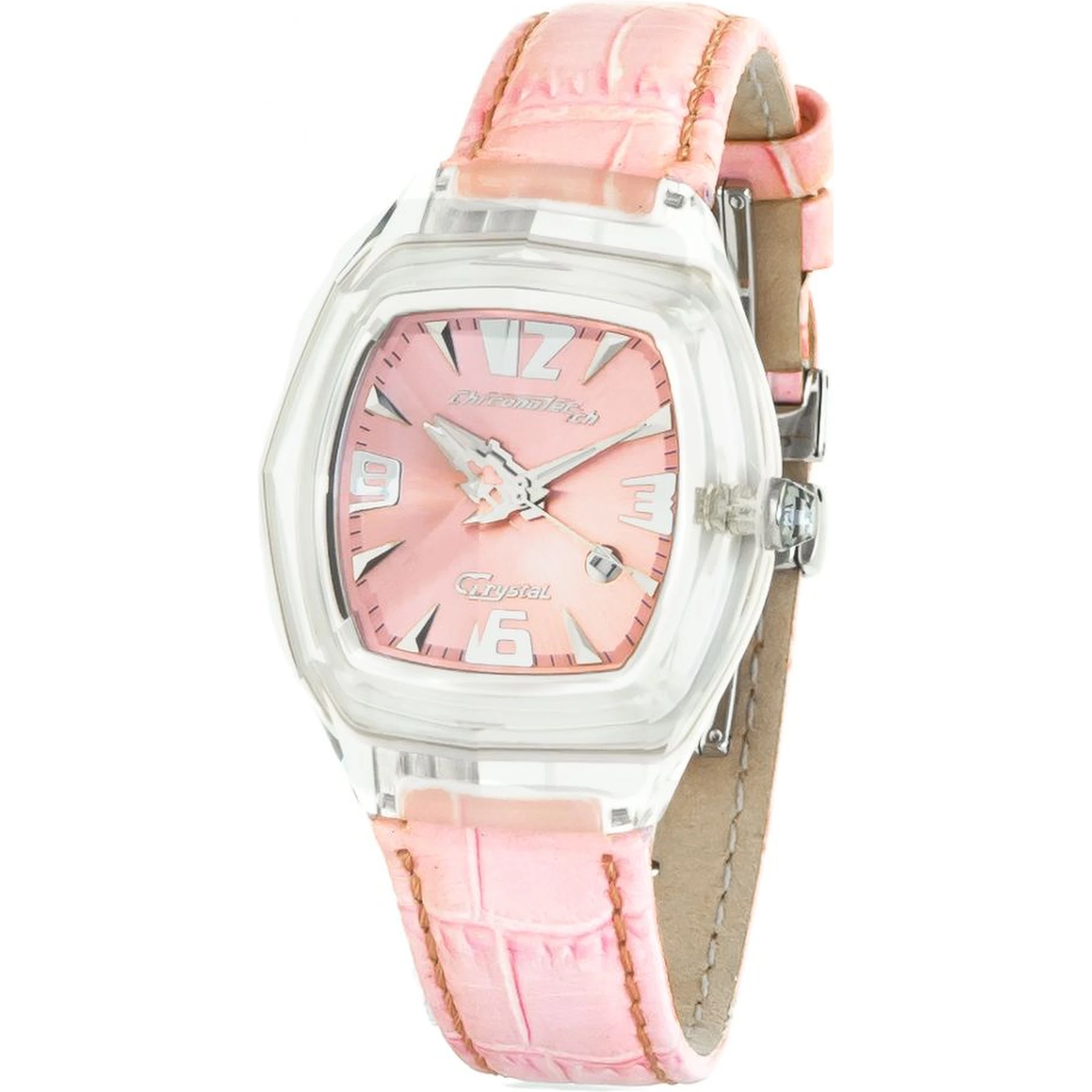 Multicolor Leather Dress Watch
