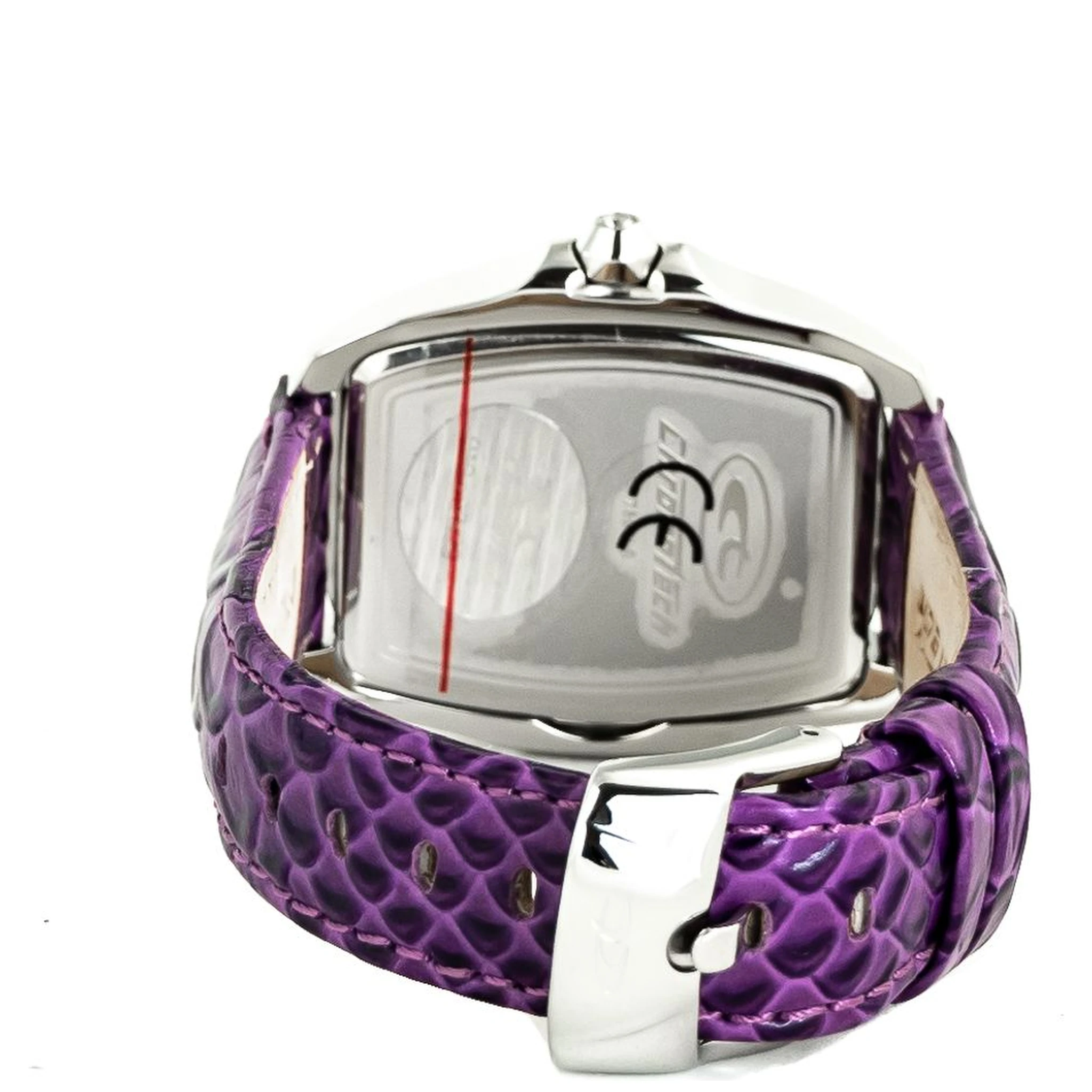 Purple Leather Dress Watch