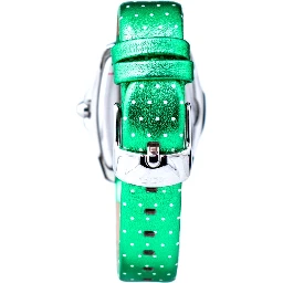 Green Leather Dress Watch