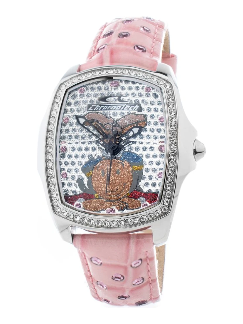 ساعة يد جلدية متعددة الألوان