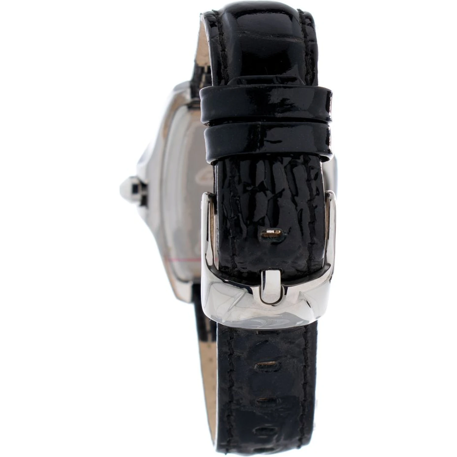 Black Leather Bracelet Watch