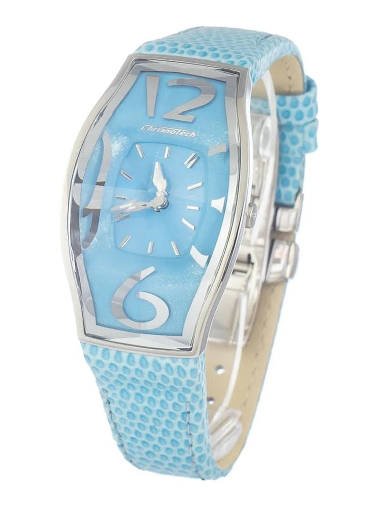 Blue Leather Bracelet Watch