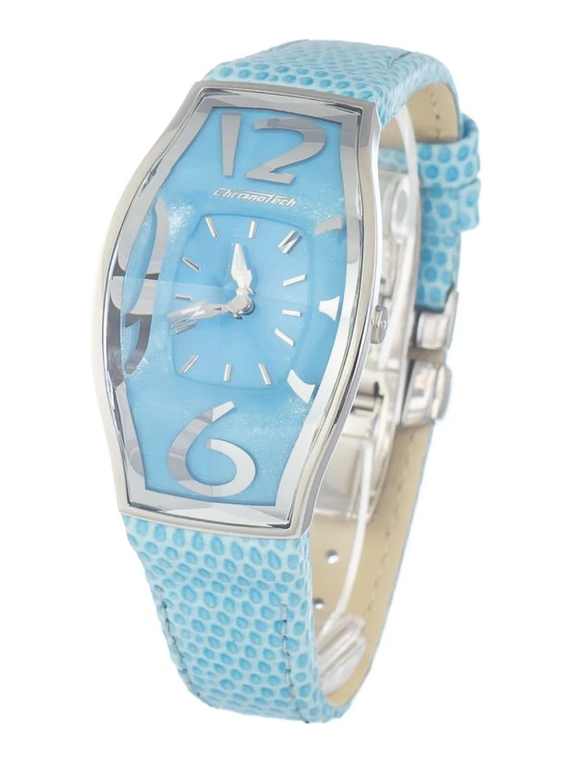 Blue Leather Bracelet Watch