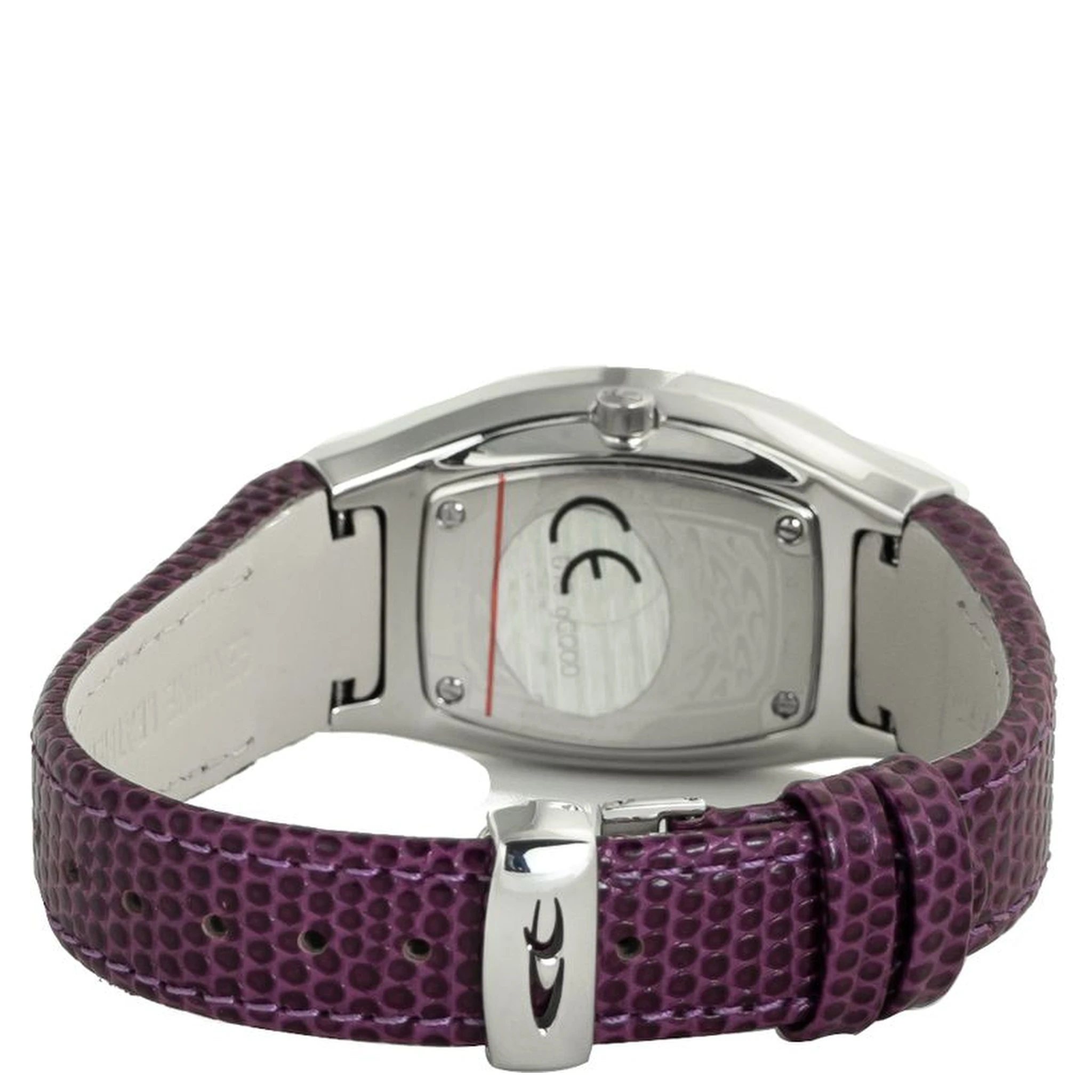 Purple Leather Dress Watch