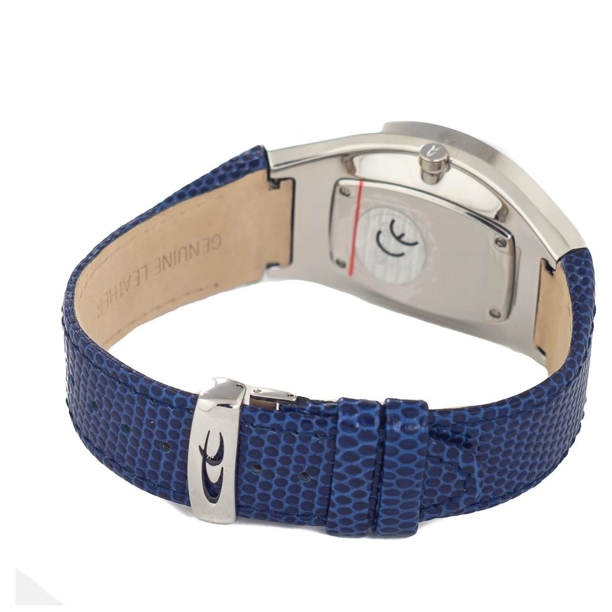 Blue Leather Dress Watch