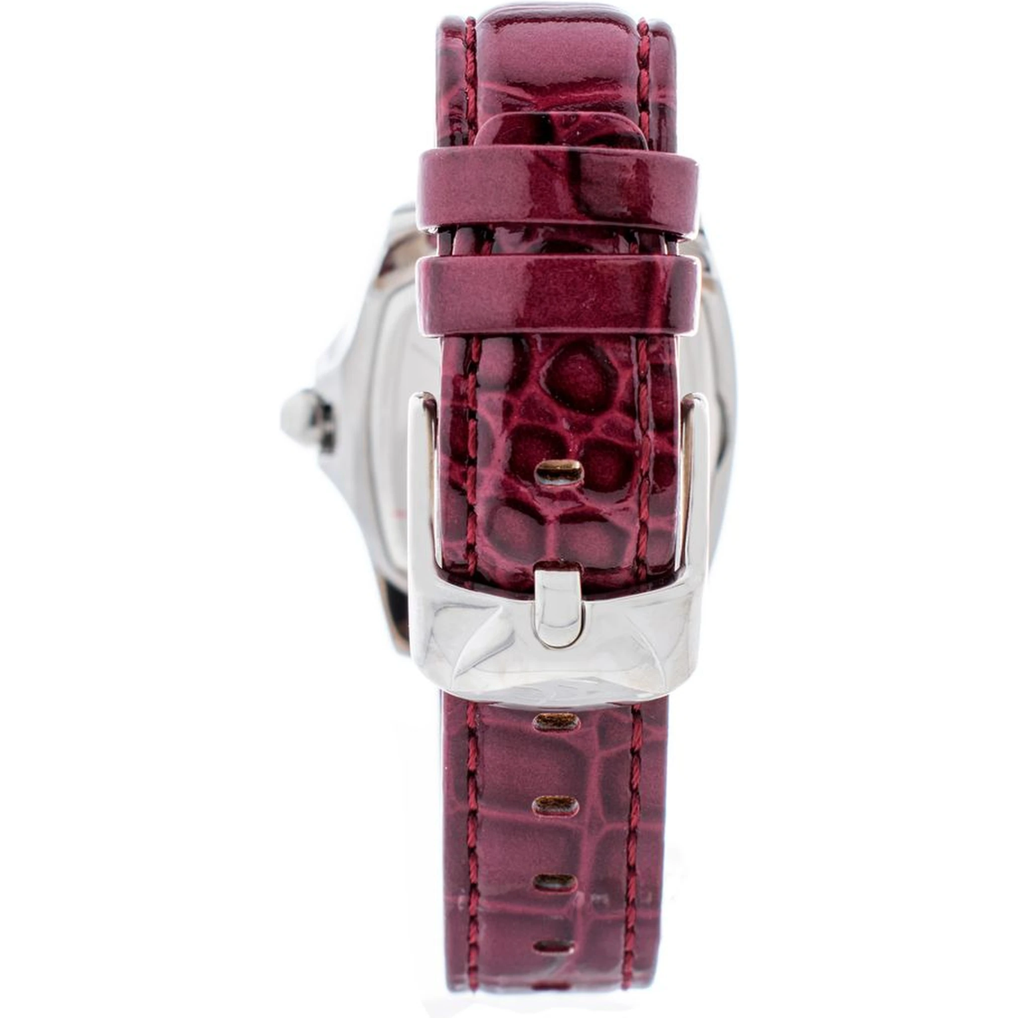 Red Leather Dress Watch