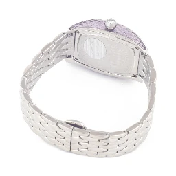 ساعة يد رسمية من الفولاذ المقاوم للصدأ الفضي