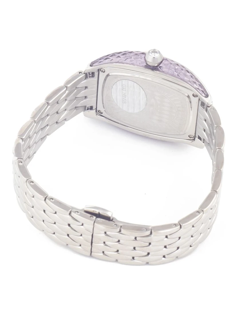 ساعة يد رسمية من الفولاذ المقاوم للصدأ الفضي