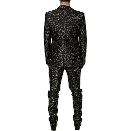 Black Stars Jacquard SICILIA 2 Piece Suit