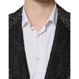 Black Stars Jacquard SICILIA 2 Piece Suit