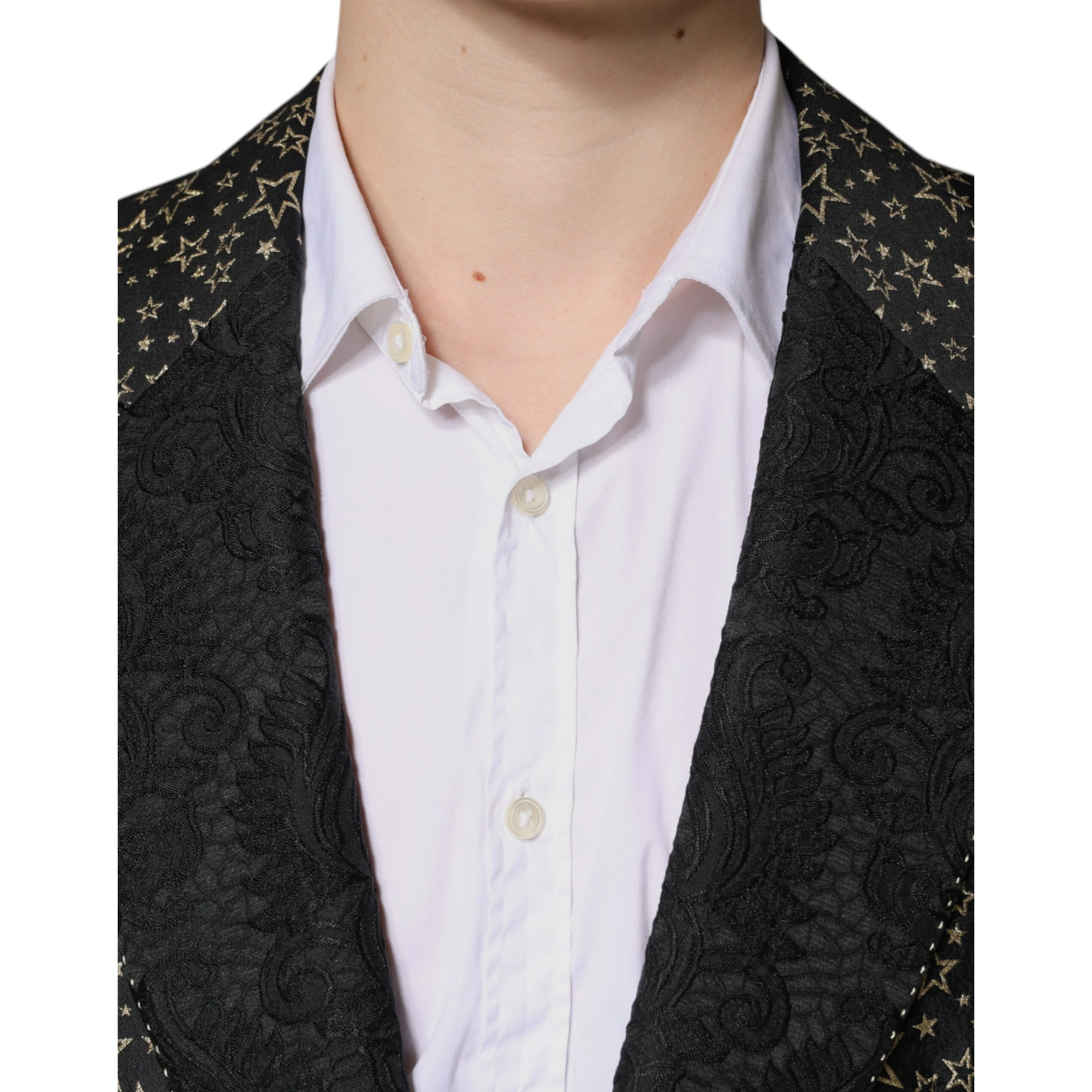 Black Stars Jacquard SICILIA 2 Piece Suit