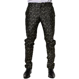 Black Stars Jacquard SICILIA 2 Piece Suit