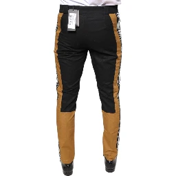 Multicolor Stripe Skinny Cotton Pants
