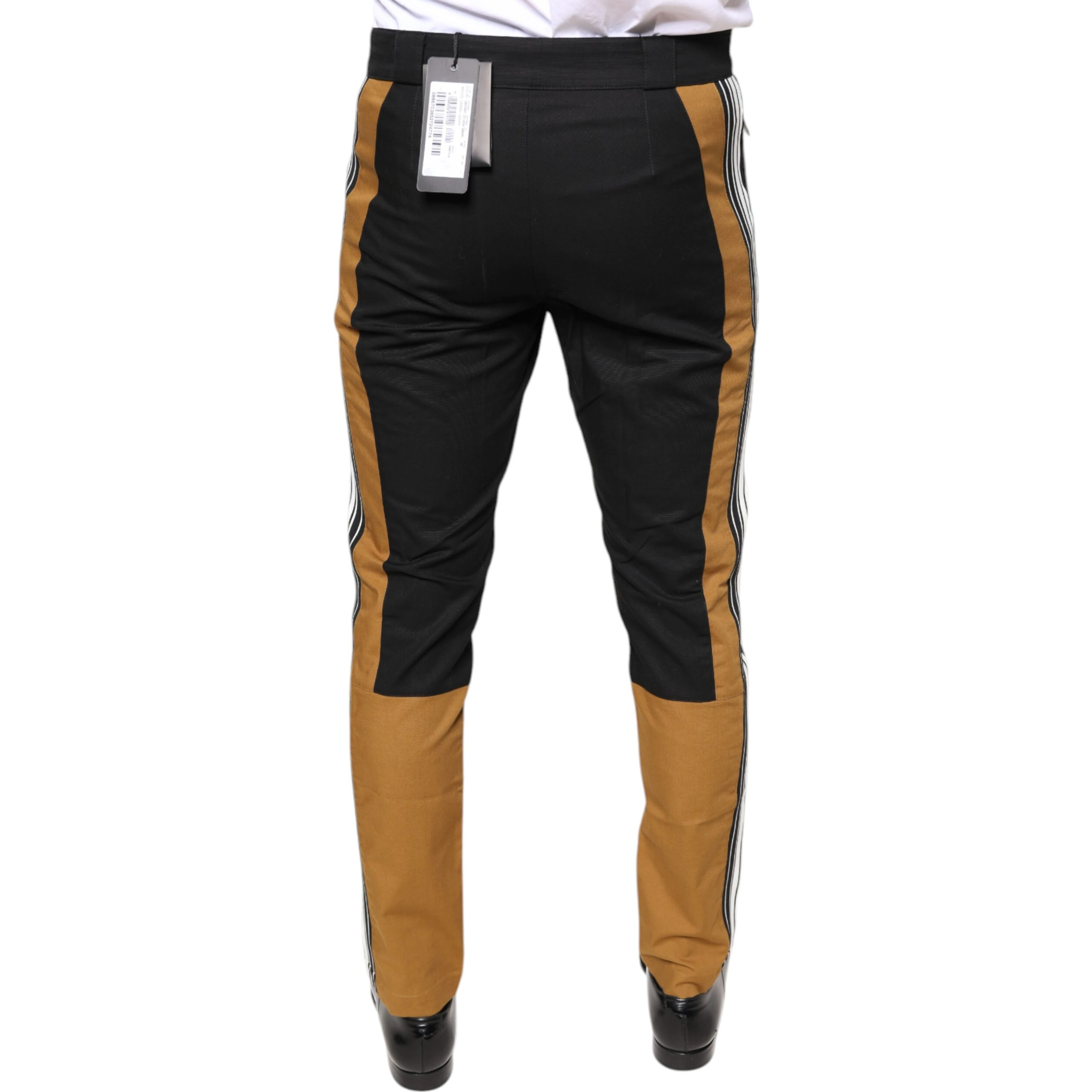 Multicolor Stripe Skinny Cotton Pants