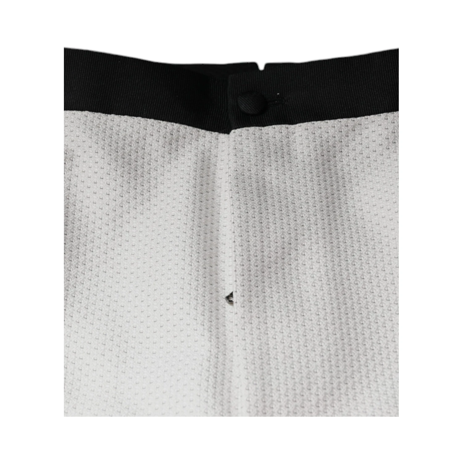 White Polyester Formal Dress Pants