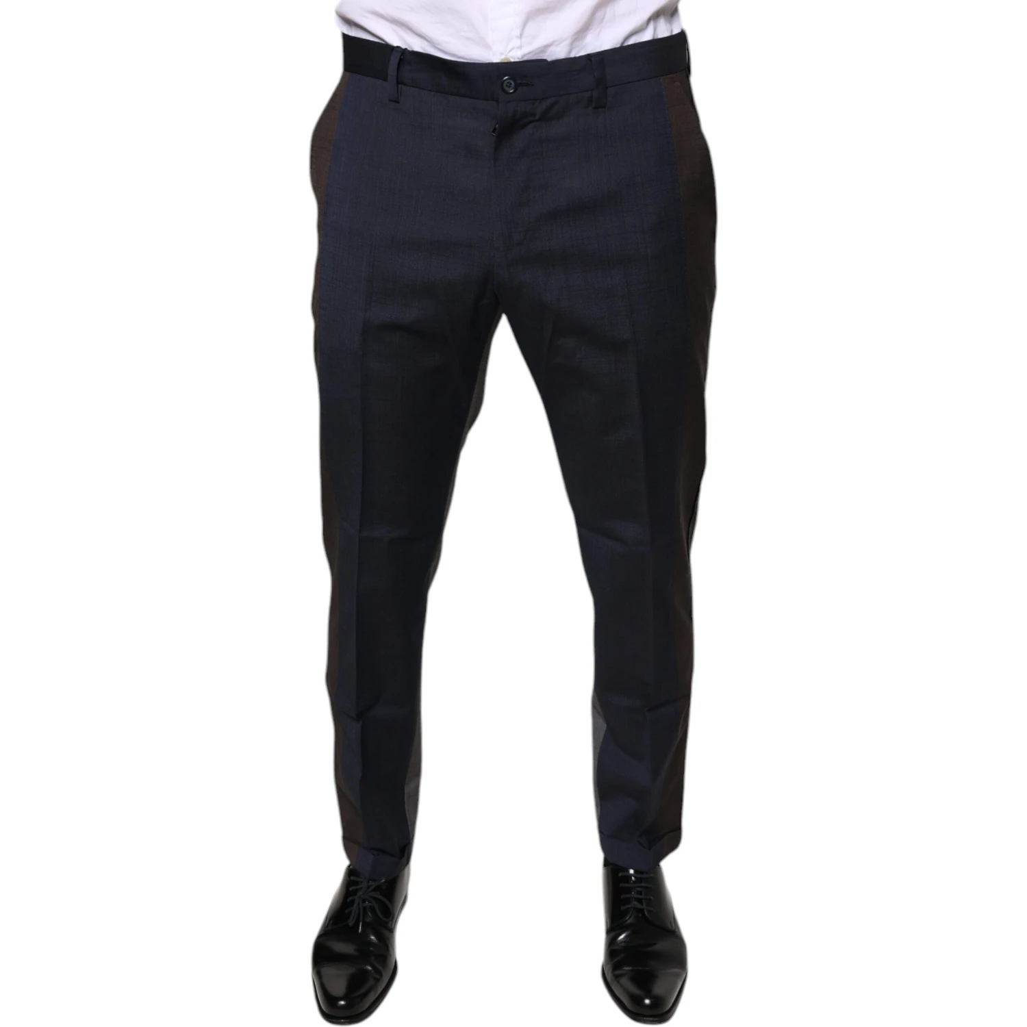 Black Cotton Wool Formal Dress Pants