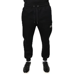 Black Modal DG Logo Jogger Men Sweatpants Pants