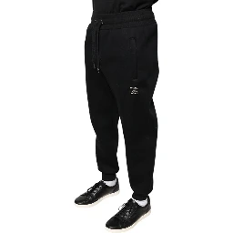 Black Modal DG Logo Jogger Men Sweatpants Pants