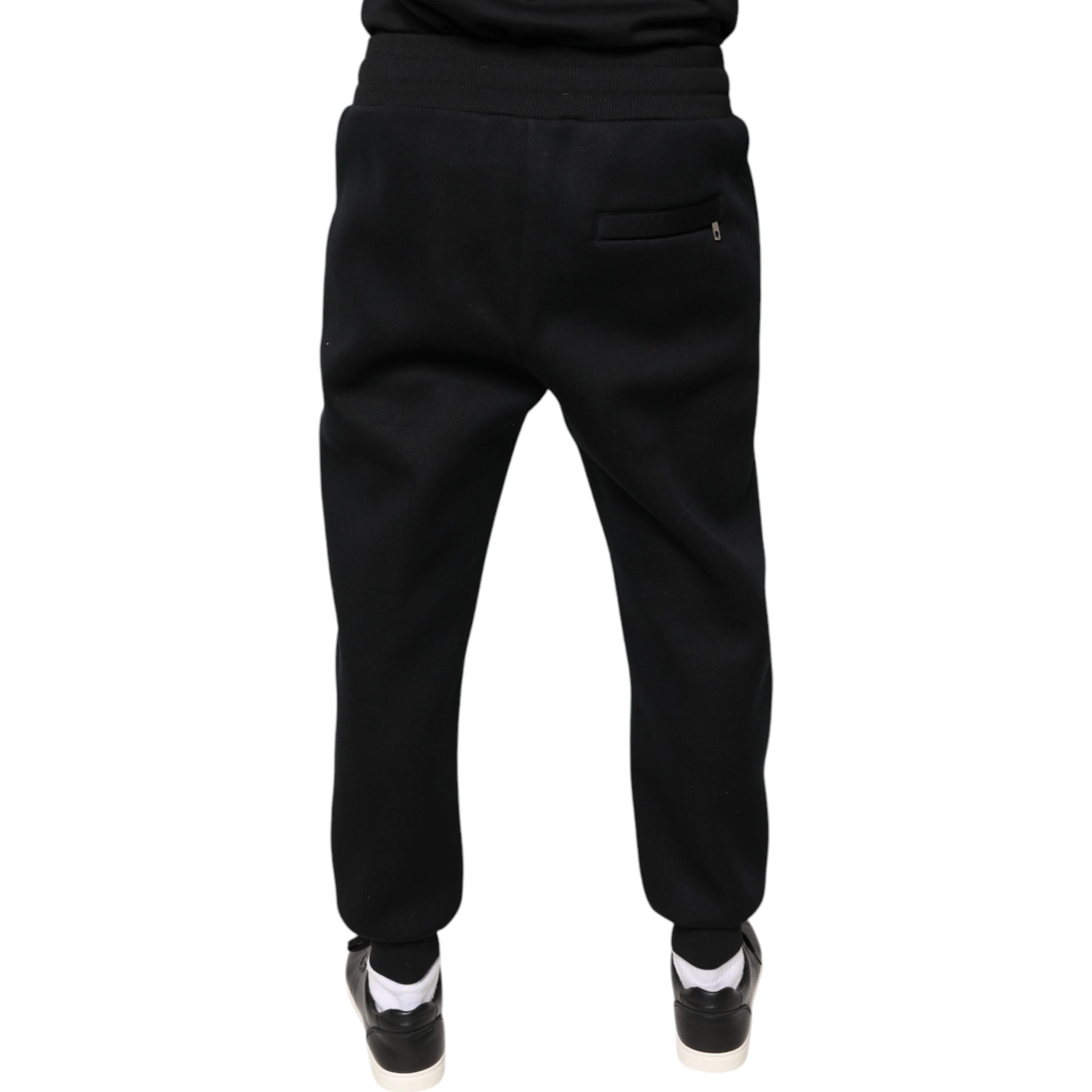 Black Modal DG Logo Jogger Men Sweatpants Pants