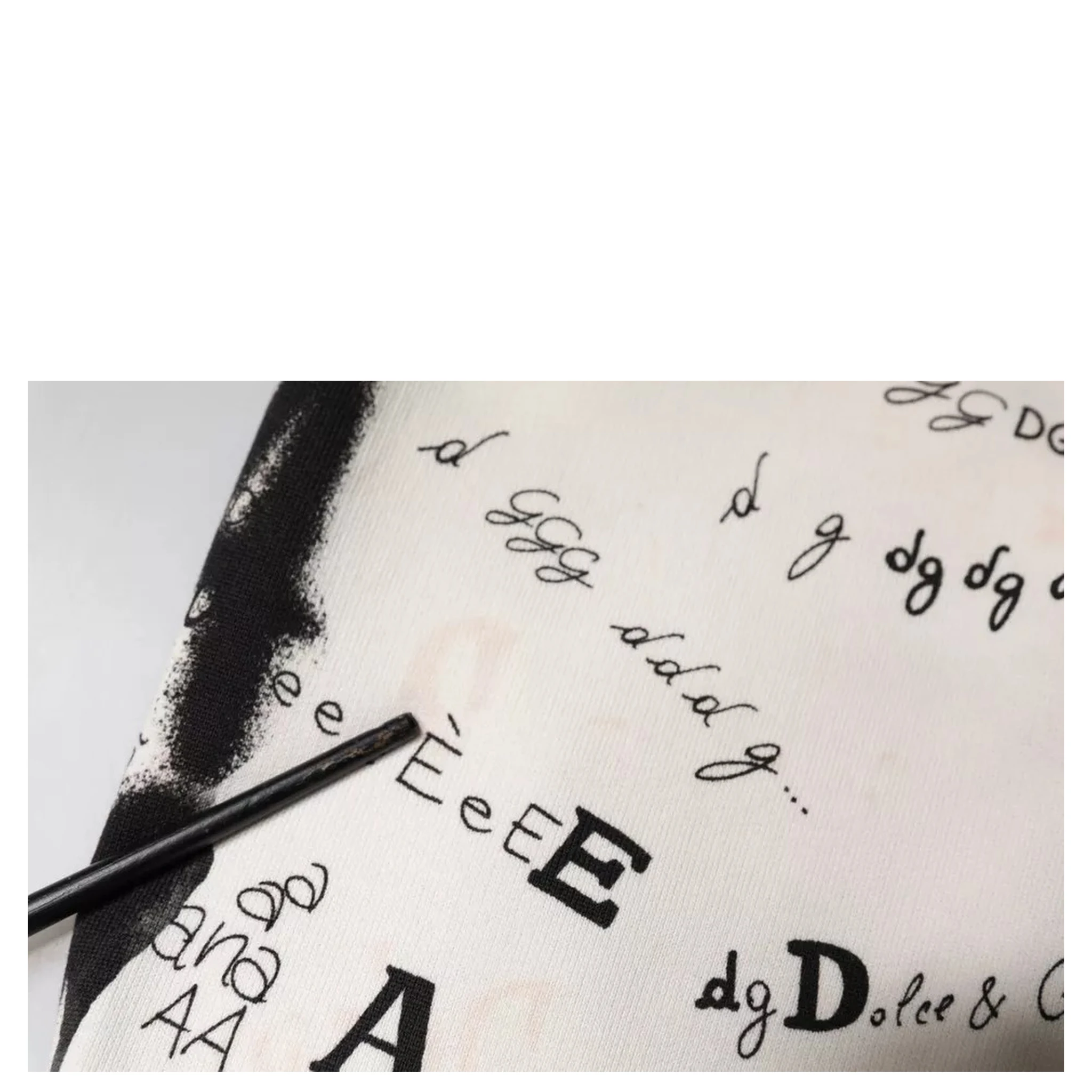 White Printed Cotton Jogger Sweatpants Pants