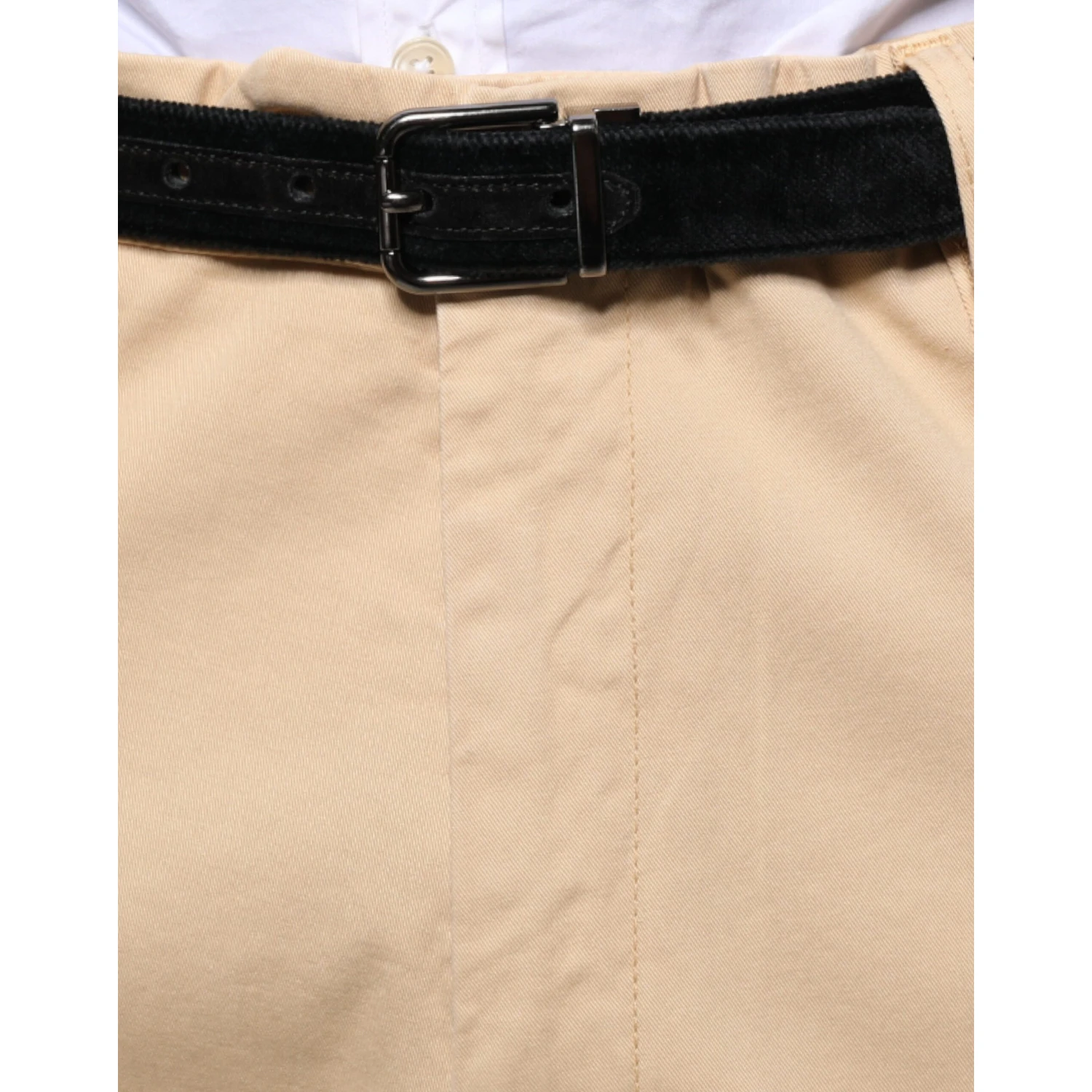 Beige HOUSTON Men Cropped Dress Pants