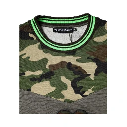 Multicolor Camouflage Sweatshirt Sweater